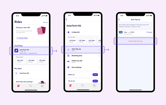 Manage Auto top-up
